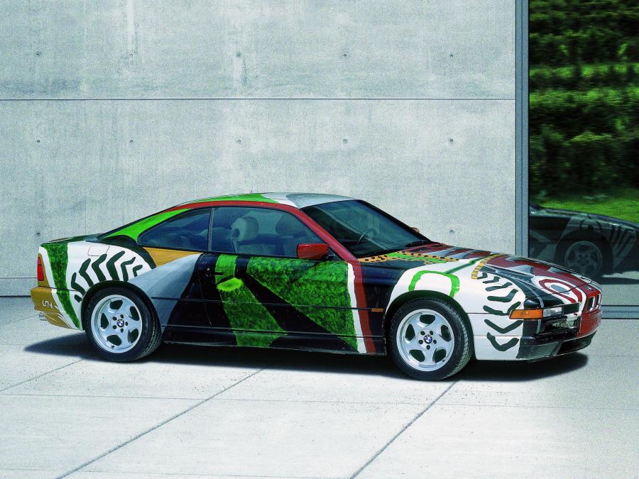  BMW 850 CSi Art Car by David Hockney 1995 года  (фото 3 из 8)